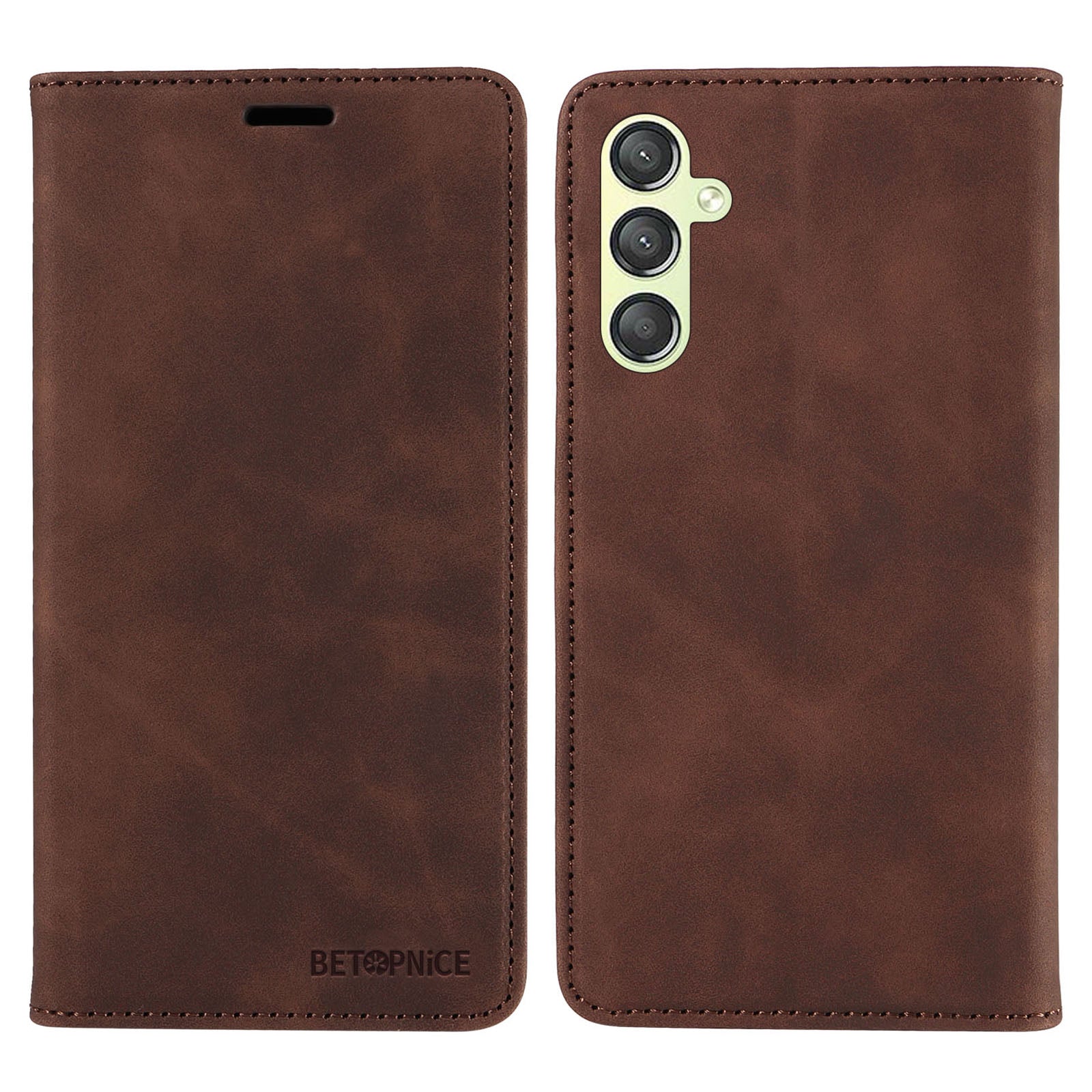 BETOPNICE 003 For Samsung Galaxy A24 4G RFID Blocking PU Leather Stand Cover Shockproof Wallet Cell Phone Case BETOPNICE 003 For Samsung Galaxy A24 4G RFID Blocking PU Leather Stand Cover Shockproof Wallet Cell Phone Case